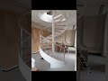 Glass Railing Spiral Staircase   #stairs #loft #homedecor #interiordesign #spacesavingfurniture