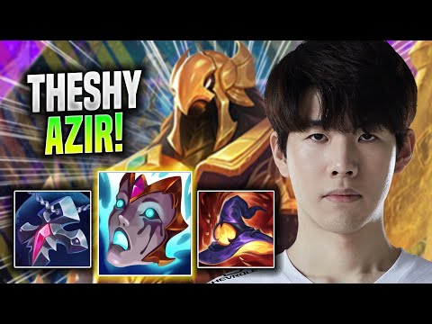 THESHY IS A BEAST WITH AZIR! - WBG TheShy Plays Azir TOP vs Gangplank! | Season 2022