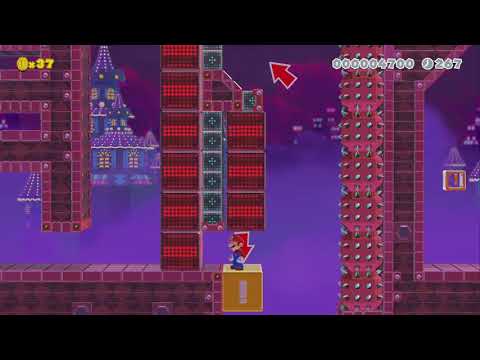 Trials of the Wall-Jumper by CaseyAnim8 - Super Mario Maker 2 - No Commentary 1bv 1bw