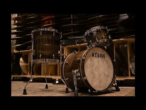 Tama 12/14/18" Star Bubinga Drum Set - Pewter Blue Australian Acacia image 14