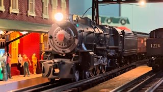 Shunting some coaches with PRR K4 #5400