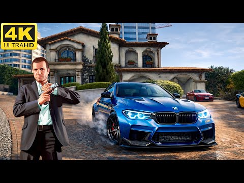 4k graphic 😱 Michael का New Haircut + BMW M3 Fully Modified | GTA 5 4K Gameplay 🔥