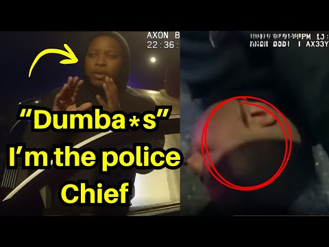 Traffic stop Gone Wrong: He arrested the police chief