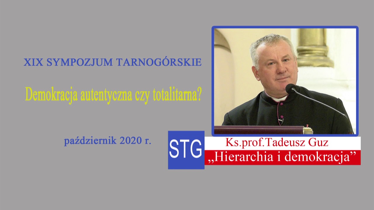 Hierarchia i demokracja – ks. prof. Tadeusz Guz