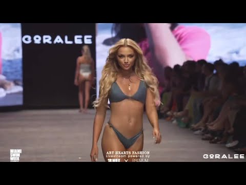 Alison Kay Bowles in SLOW MOTION walking for Coralee Swim | Fashion Show Miami Swim Week 2023