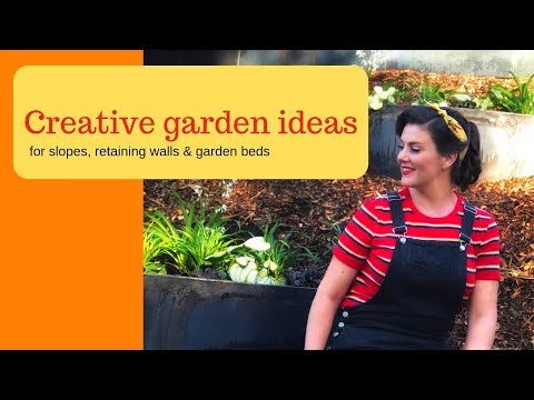 Ideas for gardening on a slope or hill //...