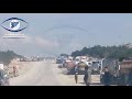 SOHR Camera Captures Trucks Carrying Commercial Oil Heading To Um Jeloud Crossing In Manbij