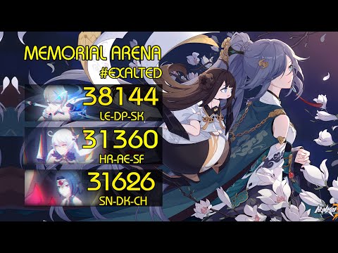 Exalted Memorial Arena: AKA 38144/38016, HV 31360/31040, DXY 31626/31413