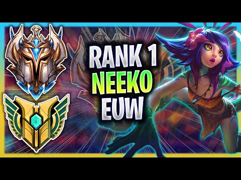 RANK 1 NEEKO IN EUW TRIES NEW NEEKO REWORK AND IT'S INSANE! - NEW NEEKO REWORK CHALLENGER GUIDE