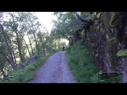 Rallarvegen (Navvy road) Vatnahalsen to Grjotrust