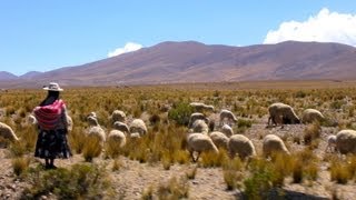 preview picture of video 'Camino Oruro, SicaSica ~ Lahuachaca - バイクの後ろに乗って散策'