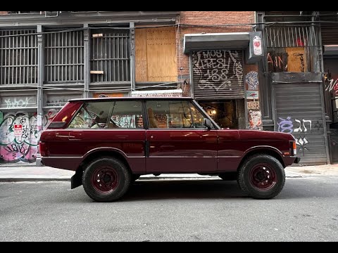 1993 2-Door Range Rover Classic in Monticello Red by Stray Dog Classics