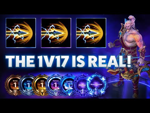Hanzo Arrow - THE 1v17 IS REAL! - Grandmaster Storm League