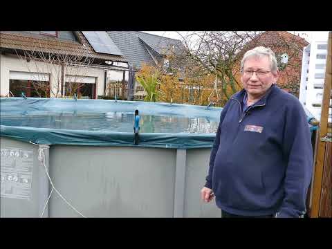 Pool in winter: drain the water or leave it in? Cover the pool? Simple tip and trick