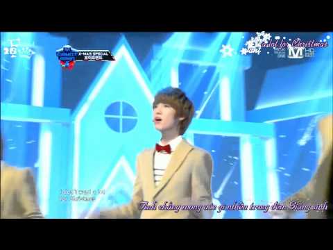 [2BFVN][Vsub + Kara] 221211 Boyfriend - All I Want For Christmas @ MCD Special Stage