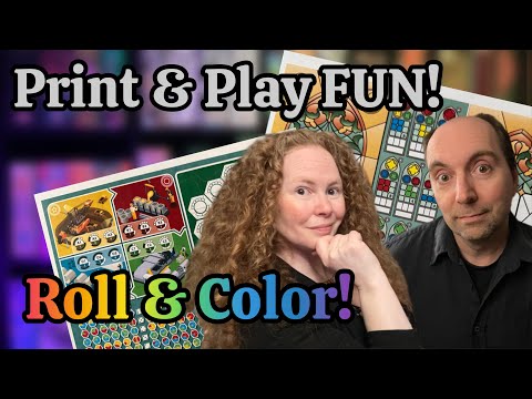 Iron Made and Vitreum | Roll and Write Review and How To Play!