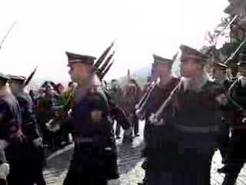 Prague Castle Guard marching