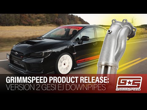 GrimmSpeed Version 2 GESI EJ Downpipe Overview + SOUND CLIPS!
