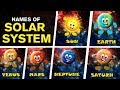 The Solar System 8 Planets The Solar System Song Kids Educational Video Foon Tunz