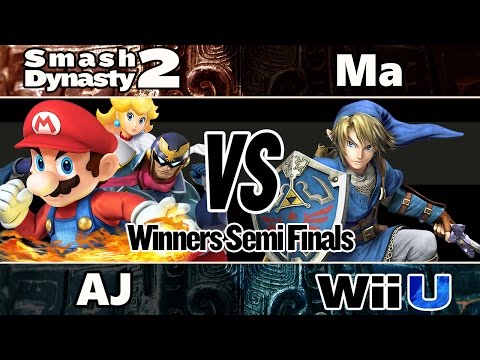 Smash Dynasty 2 - AJ (Mario) vs Ma-kun (Link) - Wii U Winners Semi Finals
