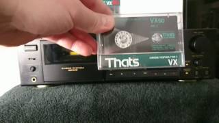 Video thumbnail for PIONEER CT-737 Mark II / That's VX 90 Cassette by *P* P*