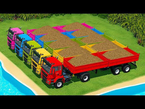 LOAD AND TRANSPORT POTATOES WITH MAN TRUCKS AND CLAAS TELEHANDLERS - Farming Simulator 22