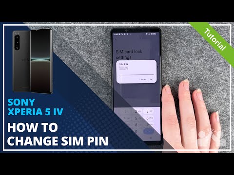 Sony Xperia 5 IV- How to Change SIM PIN • 📱 • 🔢 • 🔐 • Tutorial