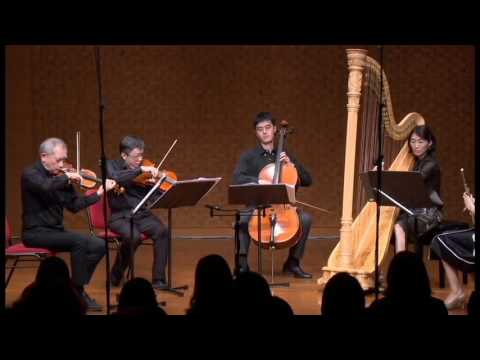 Tournier Suite for Flute, Harp, Violin, Viola, cello