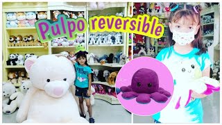 El oso de peluche mas grande del mundo - pulpo reversible