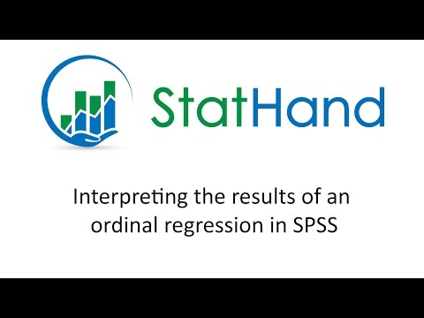 StatHand - Interpreting the results of an ordinal regression in SPSS