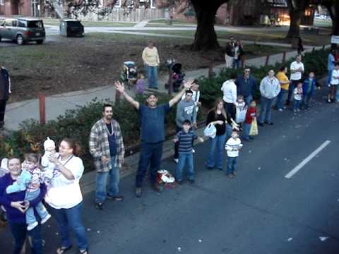 Bobby Novosad & Troy Leger From 94.5 KSMB In The Sonic-Drive-In Christmas Parade (December 2008)