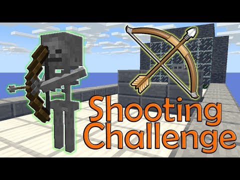 Monster School: SHOOTING CHALLENGE WITH BOW & ARROW - Minecraft Animation