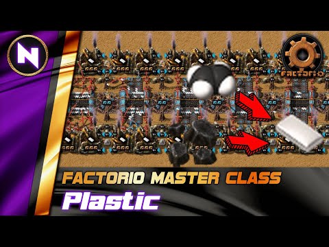Simple Upgradeable PLASTIC from 15 to 90 per second -  Factorio 0.18 Tutorial/Guide/How-to