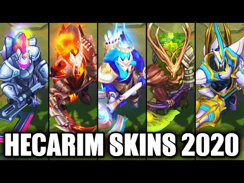 All Hecarim Skins Spotlight 2020 (League of Legends)