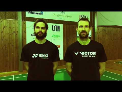 Nico Ruponen och Richard Eidestedt inför SM i Täby 2017