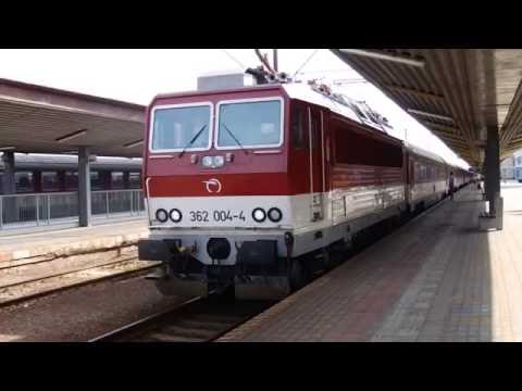 Košice - Odchod vlaku R 610 do ŽST Bratislava