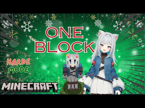 Defeating Endora in 1 Block World! Hardcore Mode - Minecraft Java