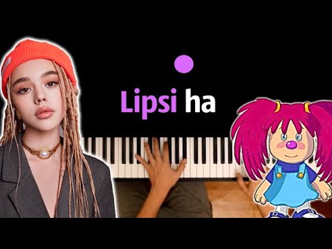Барбарики & Instasamka - Lipsi ha (детская версия) ● караоке | PIANO_KARAOKE ● ᴴᴰ + НОТЫ & MIDI