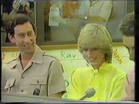 Prince Charles & Princess Diana's visit to ASSOA