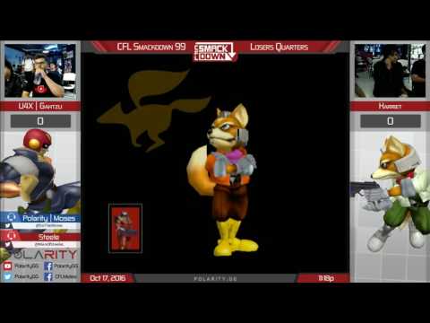 CFL Smackdown 99 Melee - U4X Gahtzu (Falcon) vs Harriet (Fox) - Losers Quarters