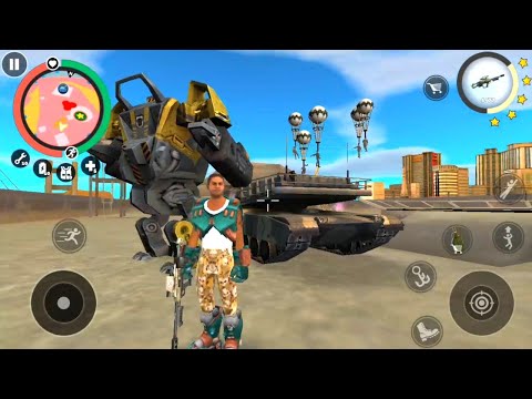 Vegas crime simulator new games on | Vegas attack military base with aircraft | Android gameplay