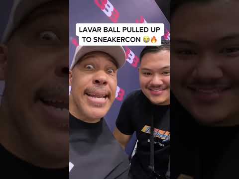I CAN’T BELIEVE LAVAR BALL SAID THIS AT SNEAKERCON LA!! #shorts