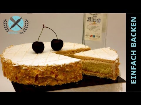 Zuger Kirsch Torte - Kirsch Torte Zuger Art - saftige Kirschtorten Rezept
