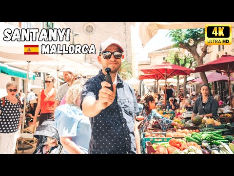 SANTANYI | WEEKLY MARKET 🍉 | Majorca 🌞 | 4K Walking Tour 2023