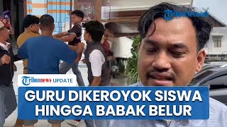 Detik-detik Guru SMK di Jambi Dikeroyok Siswa hingga Babak Belur usai Tampar Murid yang Menegur