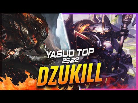 Dzukill - Yasuo vs Jax TOP #3 Patch 25.22 - Yasuo Gameplay