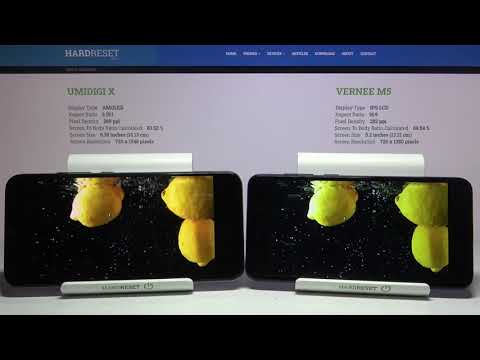 Display Comparison UMIDIGI X & VERNEE M5 – Display Quality