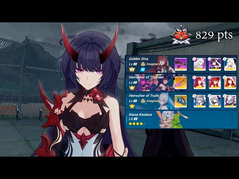 [Honkai Impact 3 SEA] Red Lotus Exalted Abyss (D433) - Lightning RPC-6626 829pts