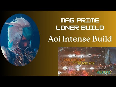 Mag Prime AOE Damage Build 🔥 | Aoi Skin | Insane DPS Showcase | Warframe