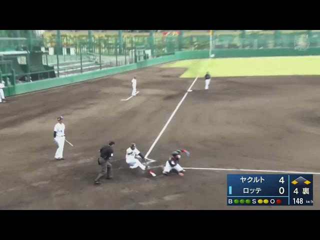 【ファーム】マリーンズ・菅野・宗接 相手の意表を突くダブルスチール成功!! 2021/9/8 M-S(ファーム)